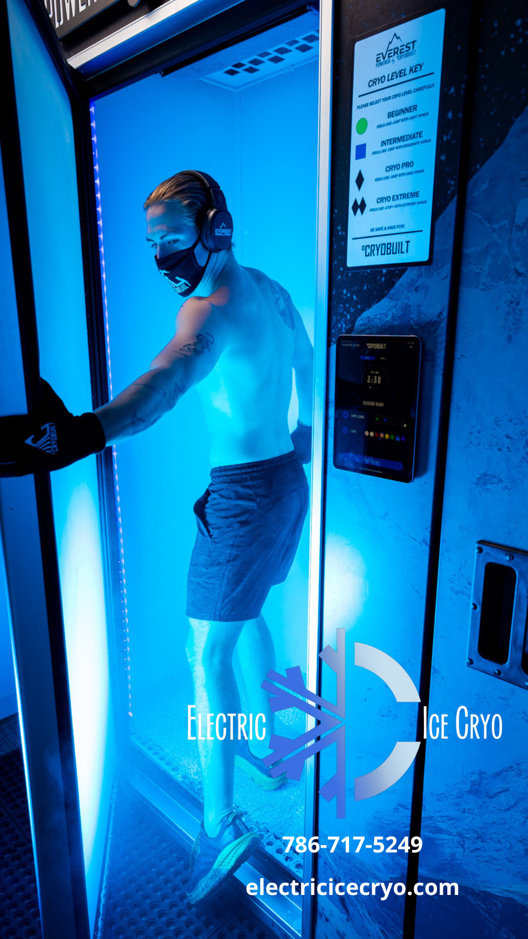 Electric Ice Cryo Miami Whole-Body Cryotherapy Chamber Gallery - Electric  Ice Cryotherapy